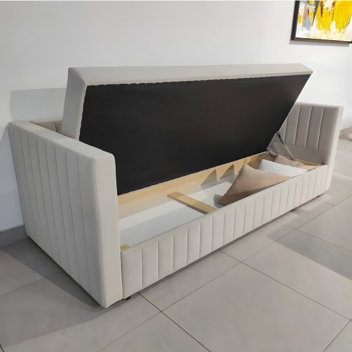 Тахта Роял с двумя подлокотниками (белый)