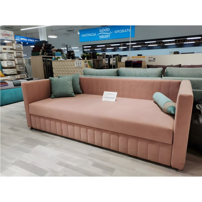 Тахта Роял с двумя подлокотниками (розовый)