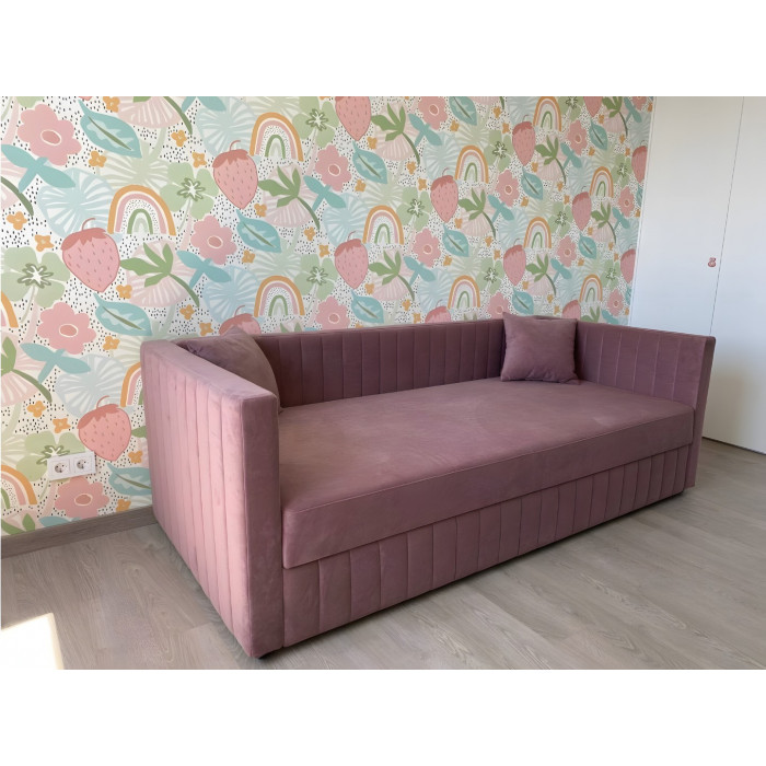 Тахта Роял с двумя подлокотниками (сиреневый)