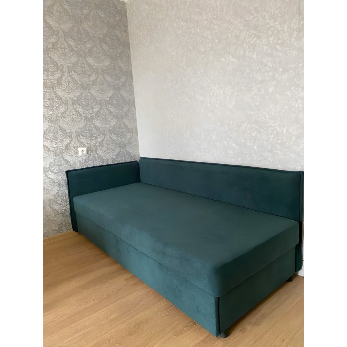 Тахта Виктория с раскладкой дельфин (сине-зеленый)