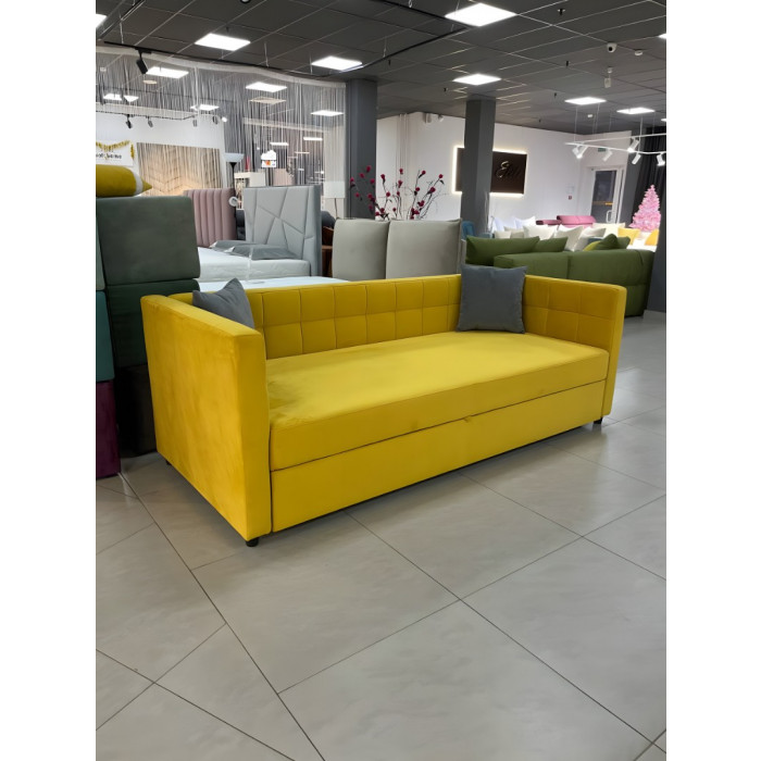 Тахта Виктория 2 двуспальная (желтый)