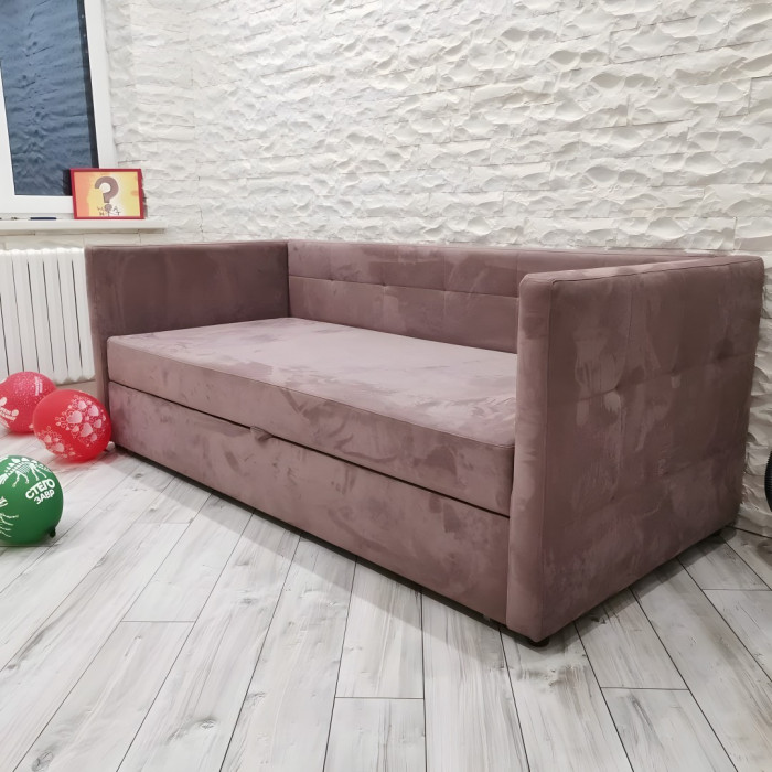 Тахта Виктория 2 двуспальная (розовый)