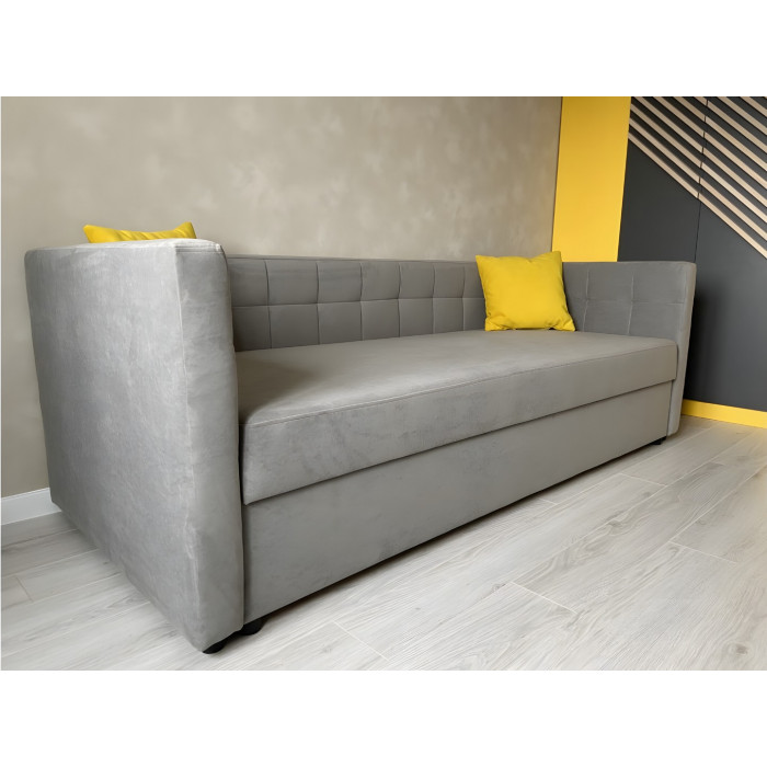 Тахта Виктория 2 двуспальная (серый)