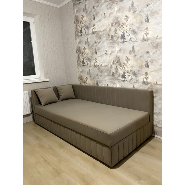 Тахта Роял с одним подлокотником (зеленый)