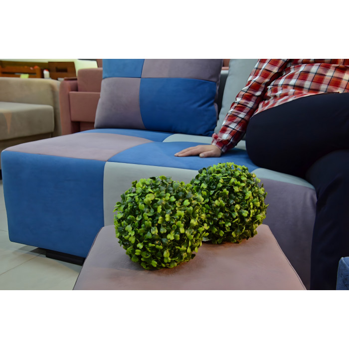 Тахта Пиксель (голубой, синий, сиреневый)