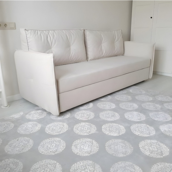 Тахта Виктория с подушками (белый)