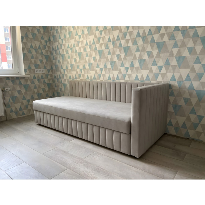 Тахта Роял с одним подлокотником на стационарном матрасе