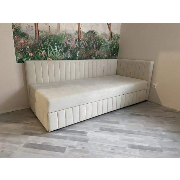 Тахта Роял с одним подлокотником на стационарном матрасе