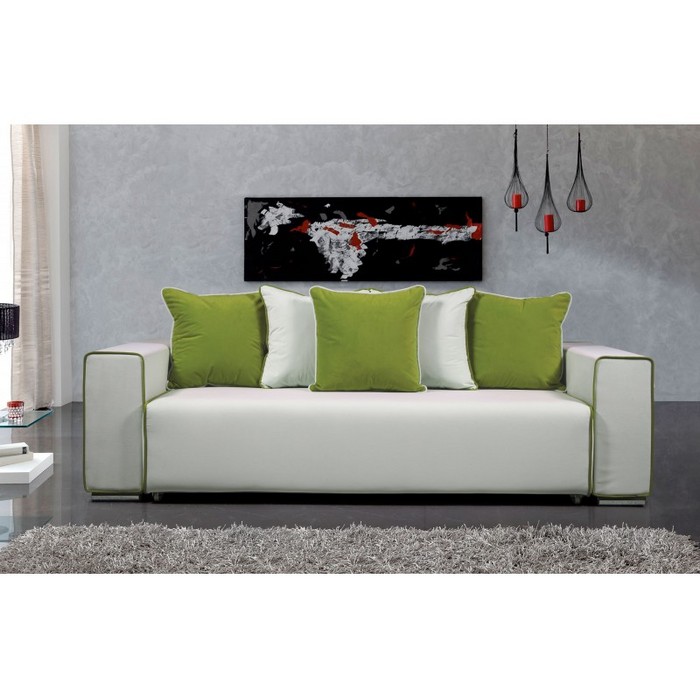 Диван Монреаль (бело-желтый)