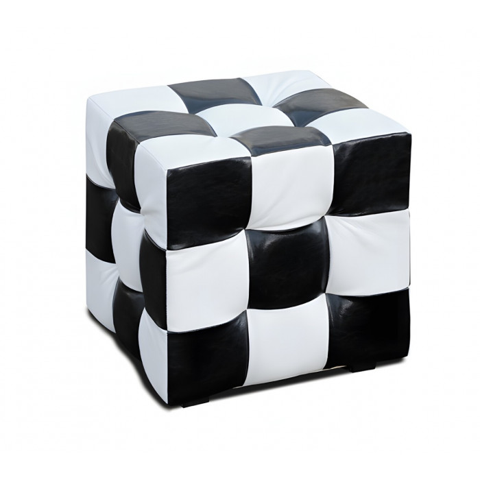 Пуф Кубик (черно-белый)
