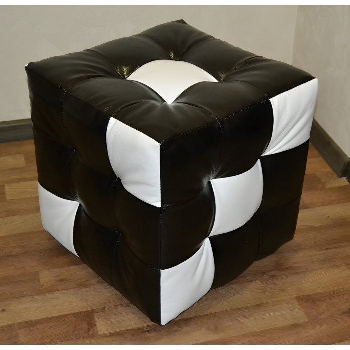 Пуф Кубик (черно-белый)
