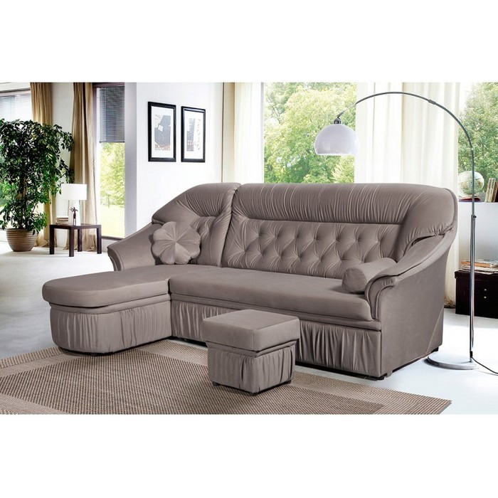 Диван Маргарита-2 (левый, бежевый)