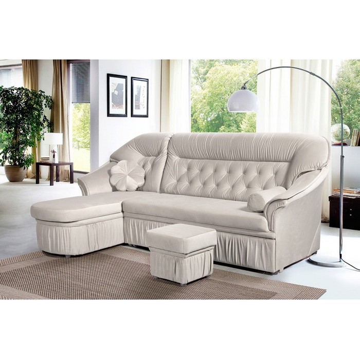 Диван Маргарита-2 (левый, белый)