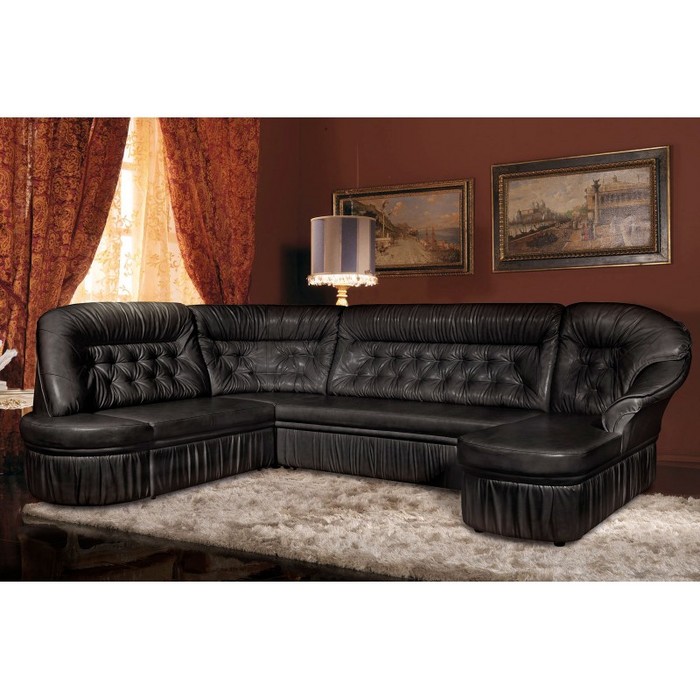 Диван Маргарита-1 (черный)