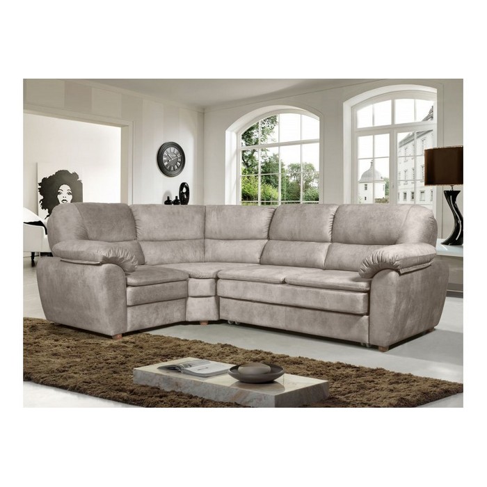 Диван Лотос, не раскладной (левый, бежевый)