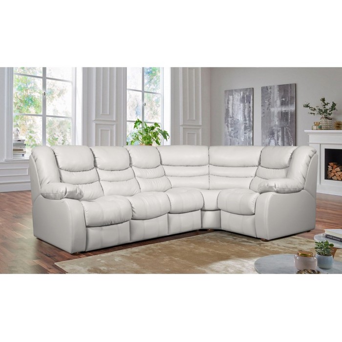 Диван Лорд, не раскладной (правый, белый)