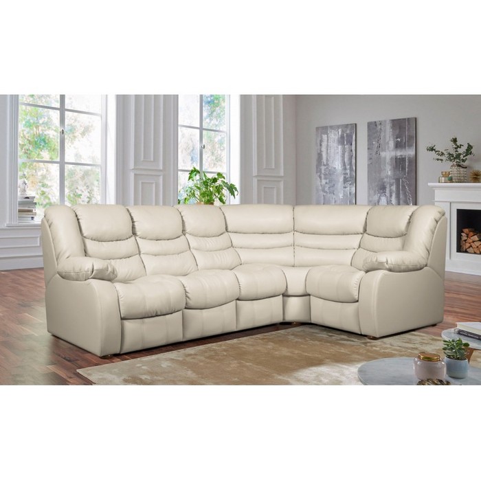 Диван Лорд, не раскладной (правый, серый шелк)