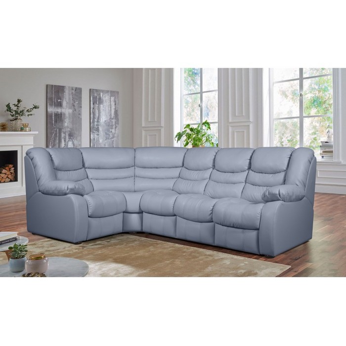 Диван Лорд, не раскладной (левый, светлый аспидно-серый)