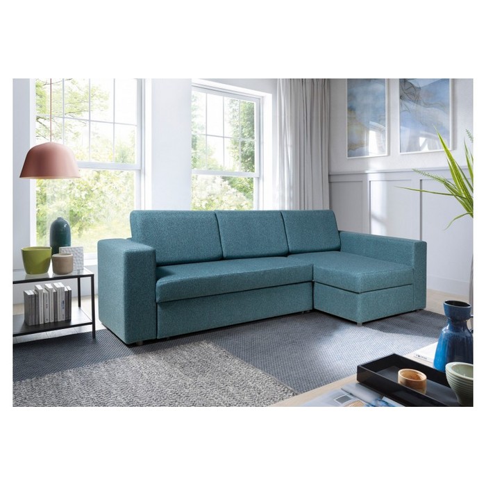 Диван Виктория (лазурно-серый)