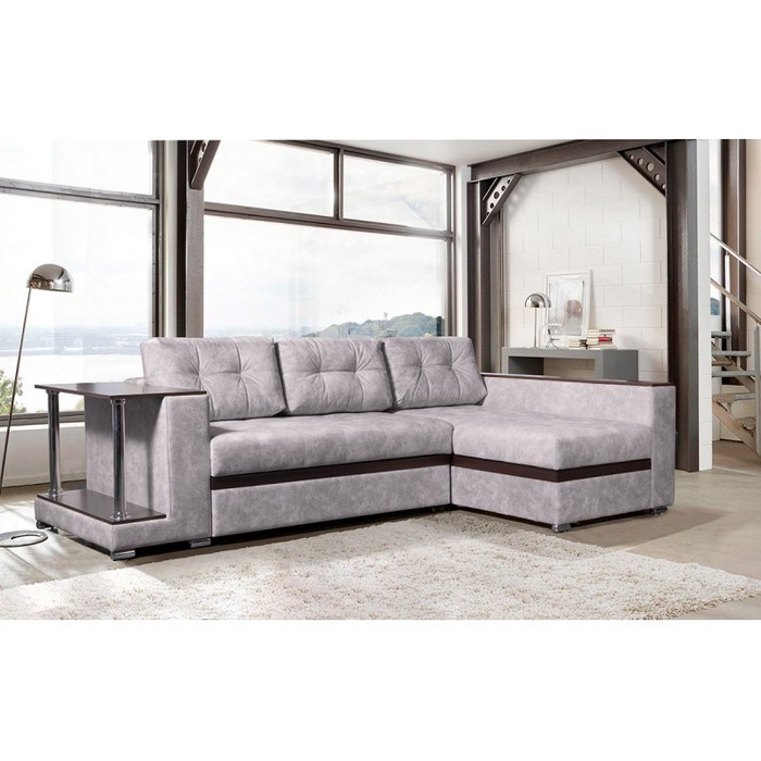 Диван Виктория Люкс (светло-серый)