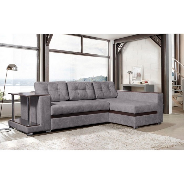 Диван Виктория Люкс (серый)