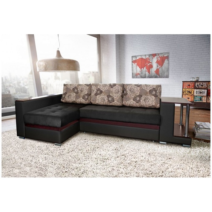 Диван Виктория Люкс (черный)