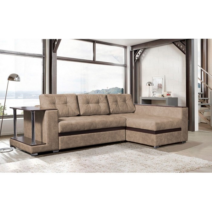 Диван Виктория Люкс (желто-коричневый)