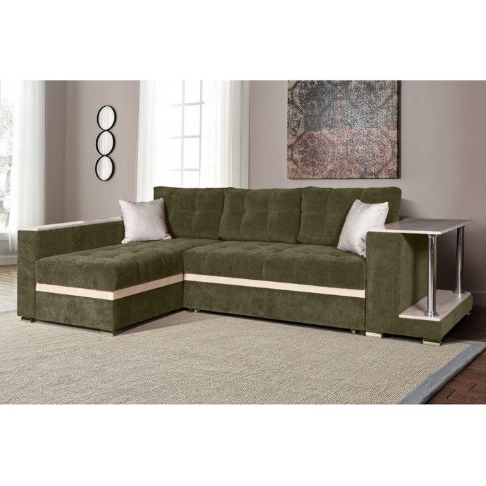 Диван Виктория Люкс (лиственно-зеленый)