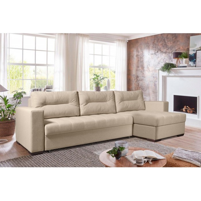 Диван Виктория Евро Люкс (кремовый)