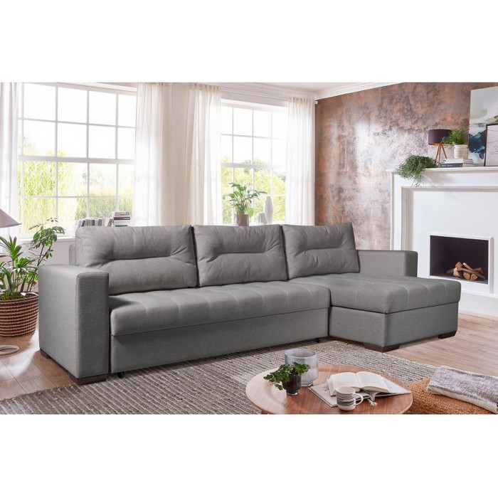 Диван Виктория Евро Люкс (серый)