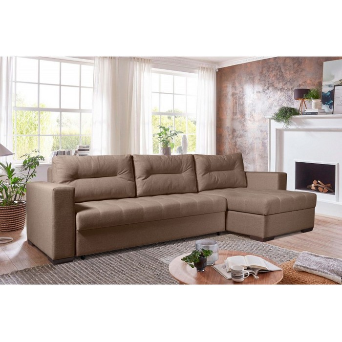 Диван Виктория Евро Люкс (коричневый)