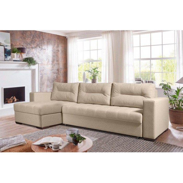 Диван Виктория Евро Люкс (галечный серый)