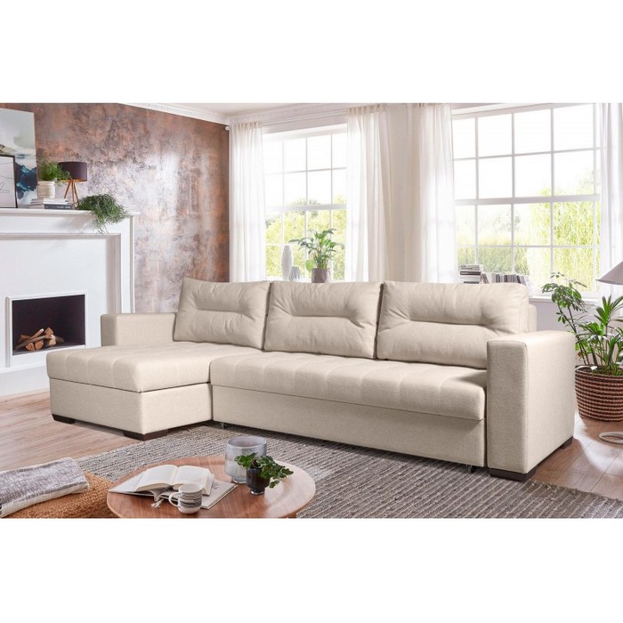 Диван Виктория Евро Люкс (серый шелк)