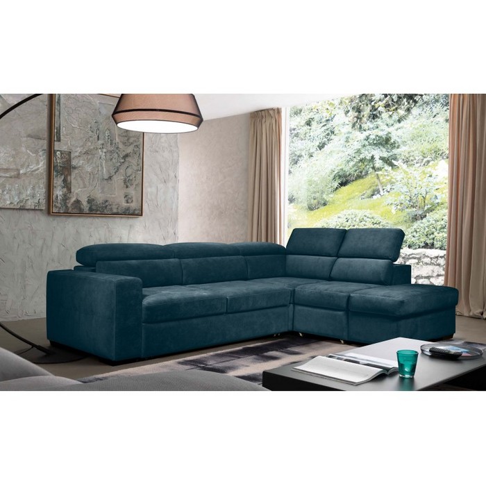 Диван Амадео (правый, изумрудный)