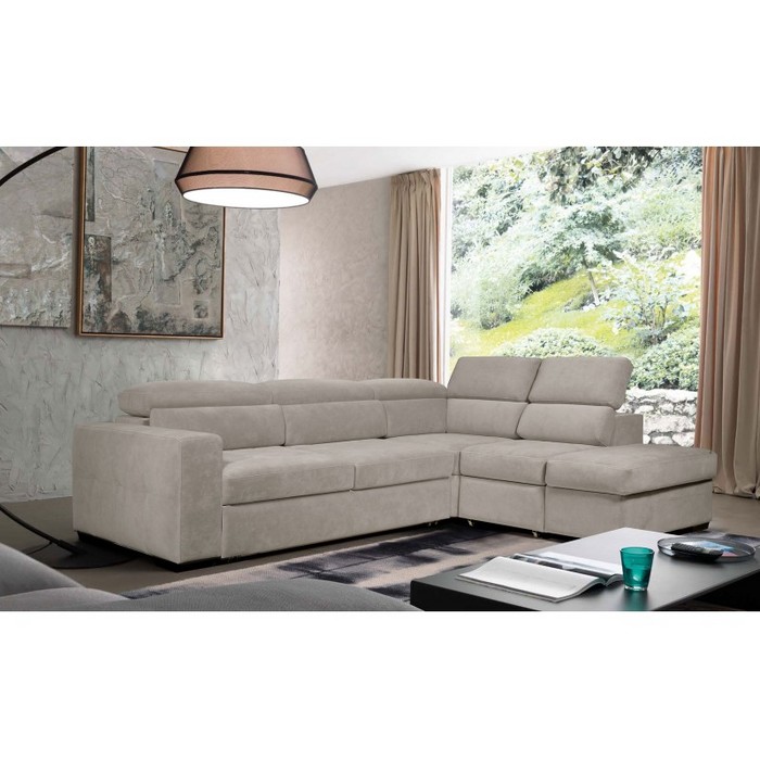 Диван Амадео (правый, кремовый)
