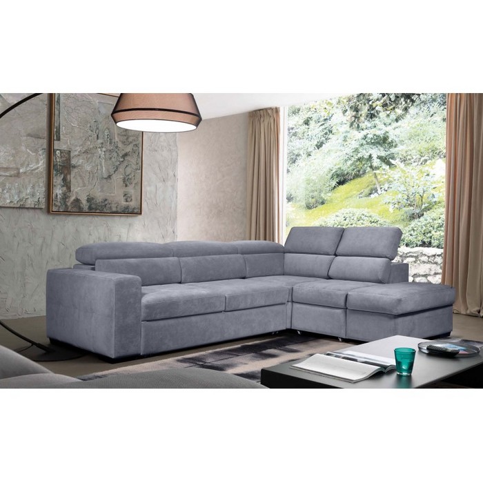 Диван Амадео (правый, серый)