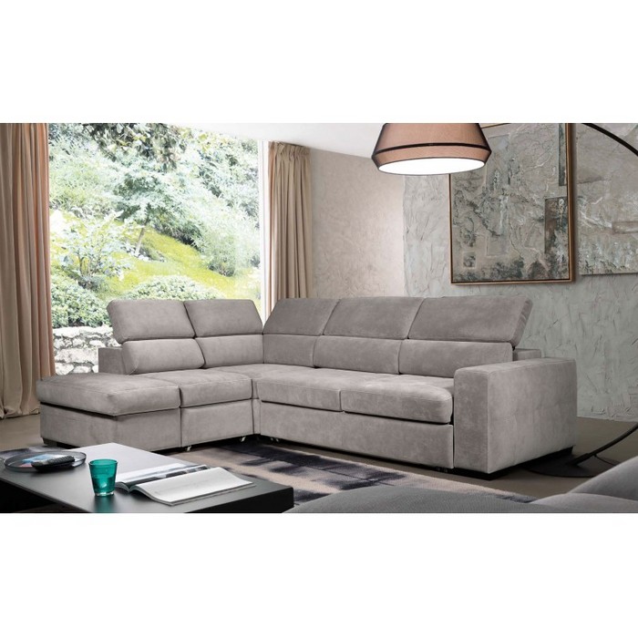 Диван Амадео (левый, бежевый)