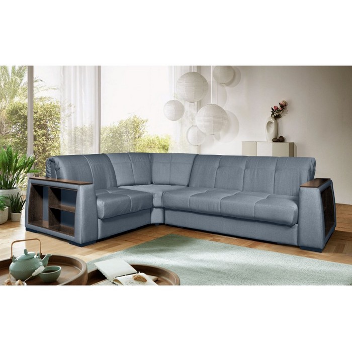 Диван Валенсия 80+160 (НПБ, темно-серый)