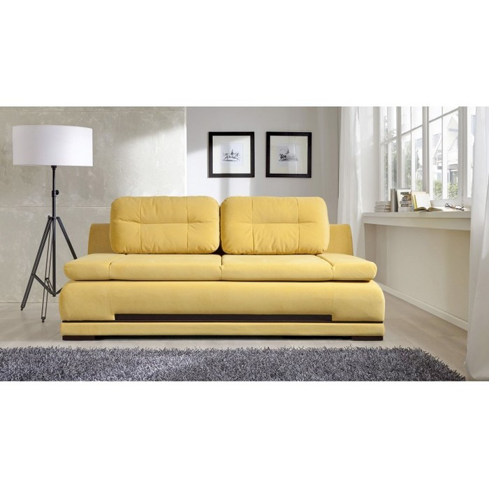 Диван Леон раскладной (желтый)