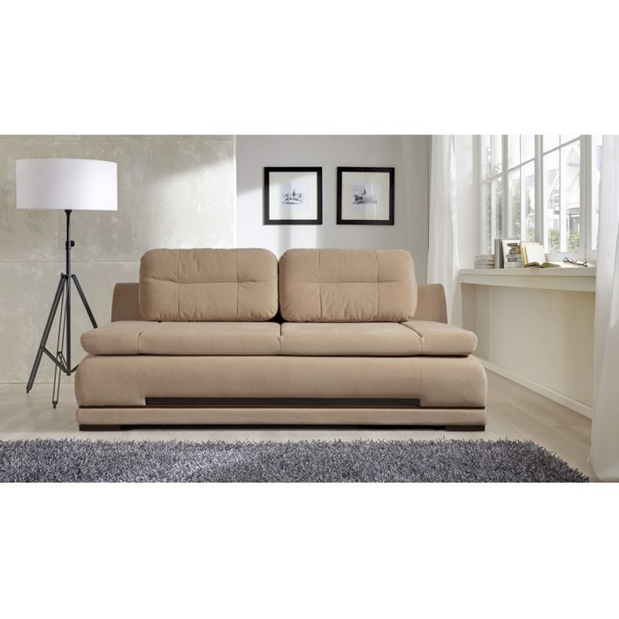 Диван Леон раскладной (светло-коричневый)