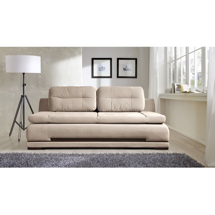 Диван Леон раскладной (бледный серо-коричневый)