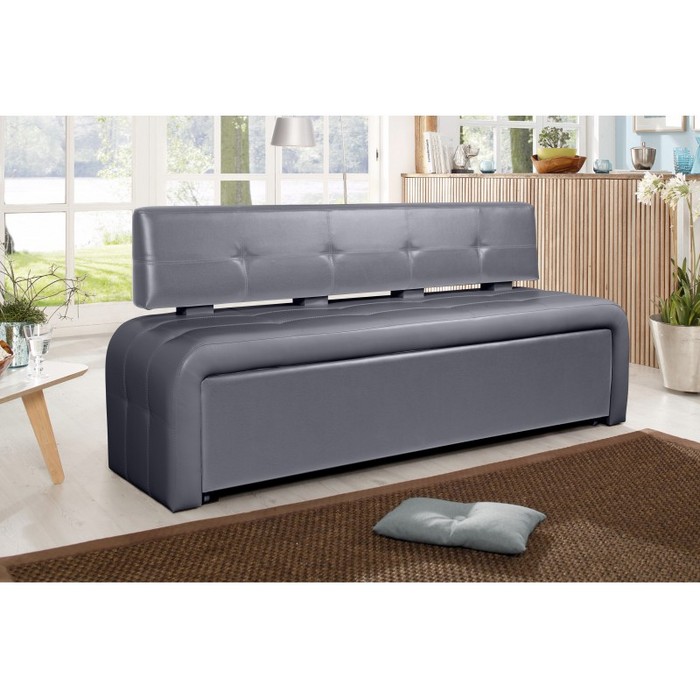 Диван Оскар-2 со спальным местом (темно-серый)