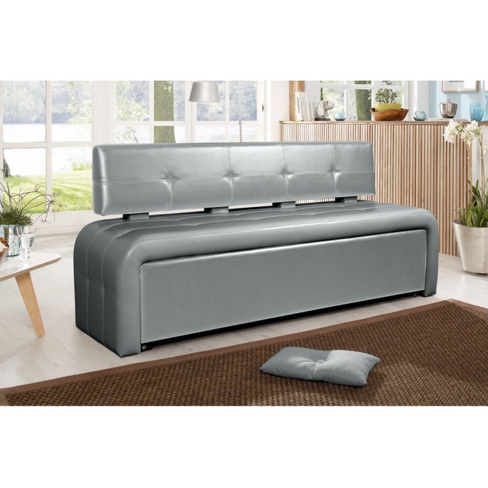 Диван Оскар-2 со спальным местом (серый)