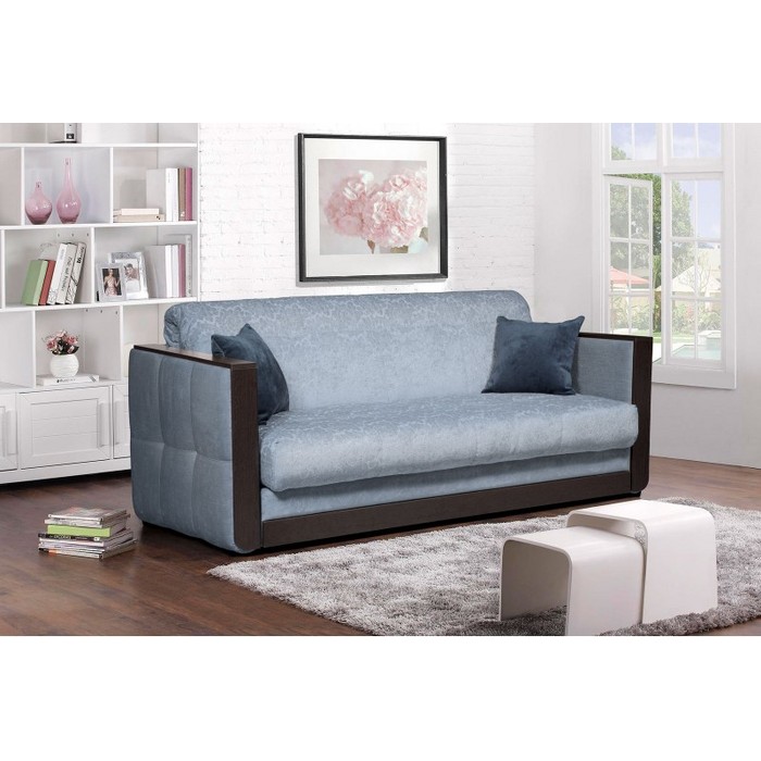 Диван Валенсия-1-ППУ (1.4, голубой)