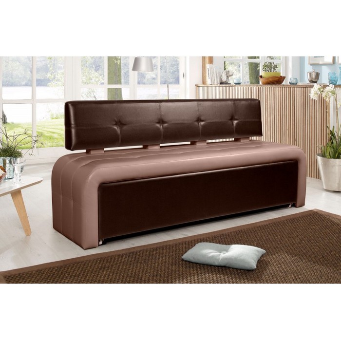 Диван Оскар-2 без спального места (коричневый)