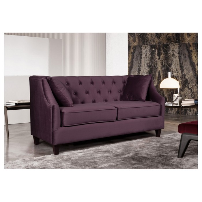 Диван Бруклин 3-х местный (фиолетовый)