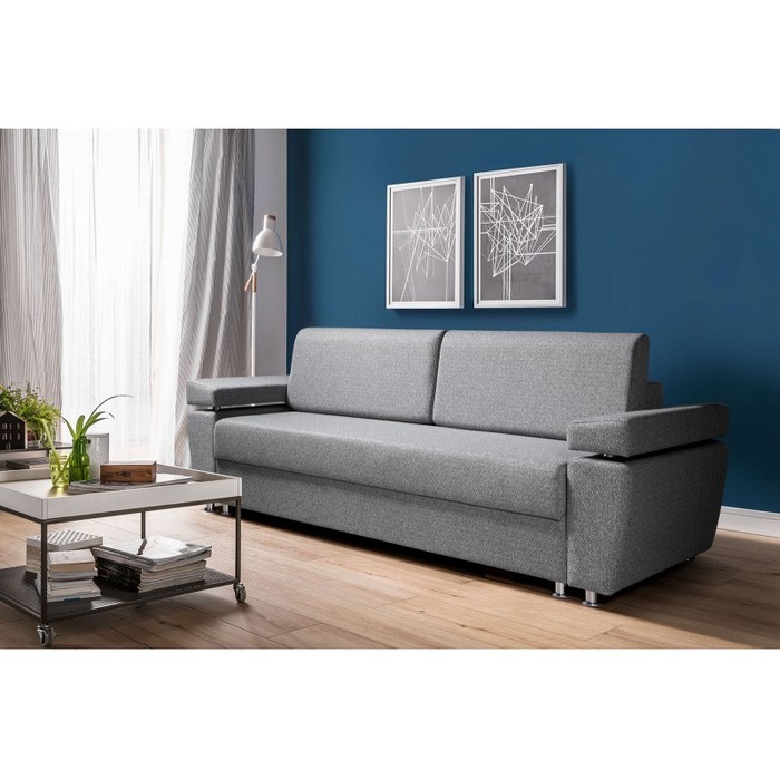 Диван Арбат-2 3-х местный НПБ (серый)