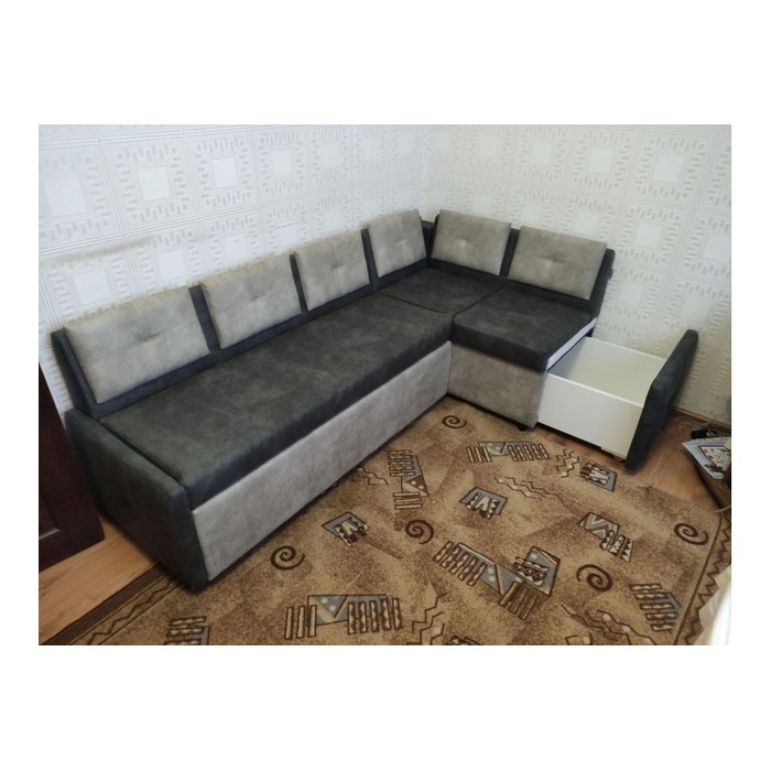 Диван Оскар со спальным местом (бежевый, коричневый)