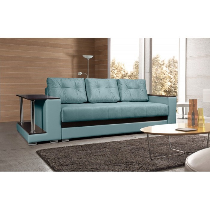 Диван Арбат Люкс-2 ПБ (голубой)