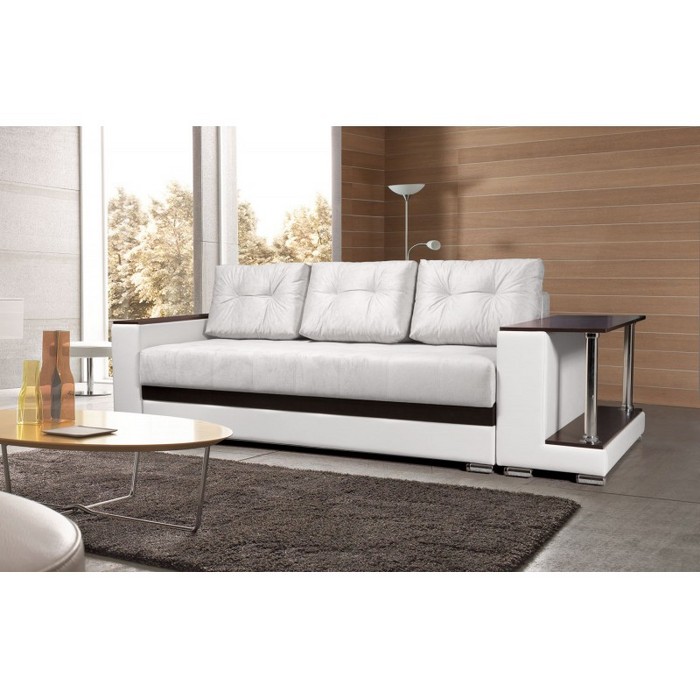 Диван Арбат Люкс-2 ПБ (белый)